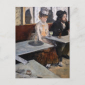Edgar Degas - Im Café / The Absinthe Postkarte (Vorderseite)