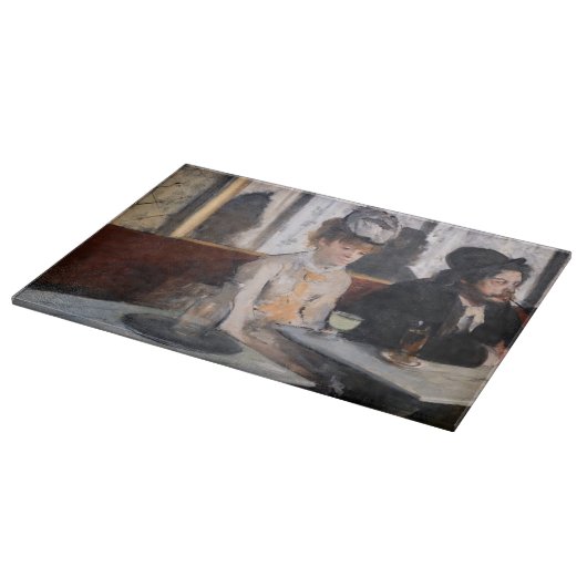 Edgar Degas - Im Café / The Absinthe Schneidebrett (Ecke)