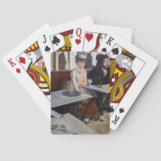 Edgar Degas - Im Café / The Absinthe Spielkarten (Rückseite)