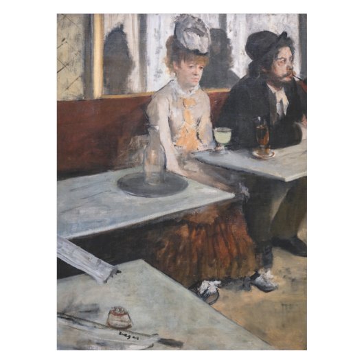 Edgar Degas - Im Café / The Absinthe Tischdecke (Vorderseite)