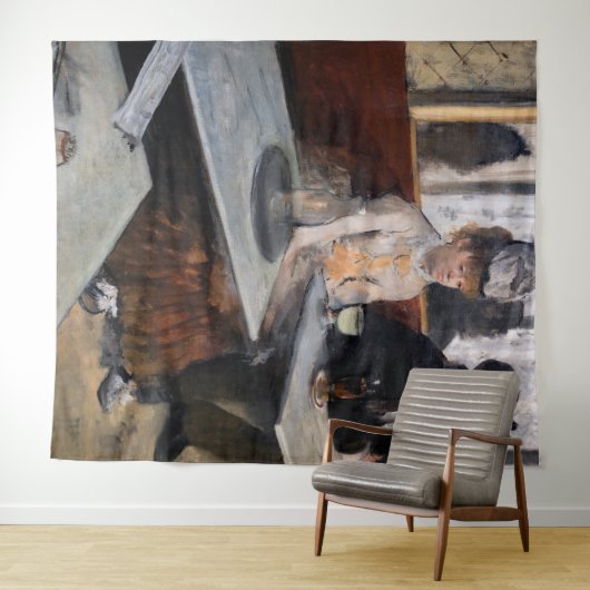 Edgar Degas - Im Café / The Absinthe Wandteppich (Beispiel (Horizontal))