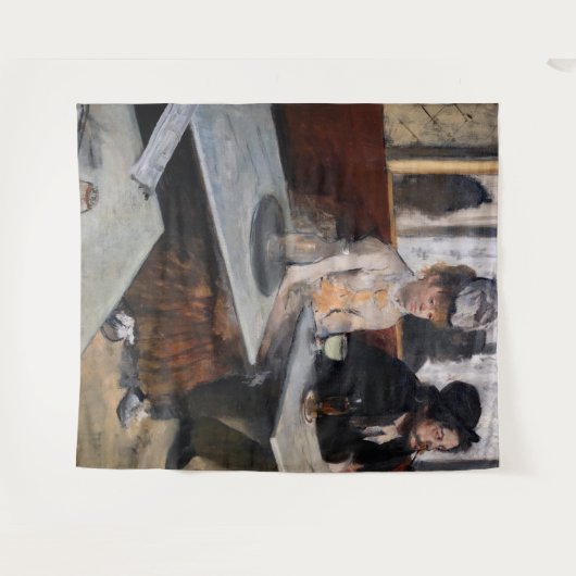 Edgar Degas - Im Café / The Absinthe Wandteppich (Vorderseite (Horizontal))