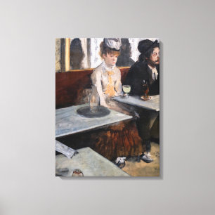Edgar Degas - In einem Café / Der Absinth Leinwanddruck