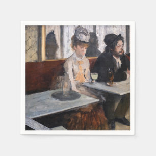 Edgar Degas - In einem Café / Der Absinth Serviette