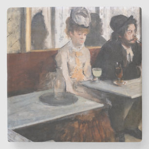 Edgar Degas - In einem Café / Der Absinth Steinuntersetzer