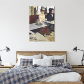 Edgar Degas | In einem Café oder dem Absinthe Leinwanddruck (Insitu (Schlafzimmer))