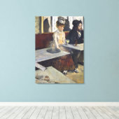 Edgar Degas | In einem Café oder dem Absinthe Leinwanddruck (Insitu (Holzboden))