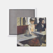 Edgar Degas | In einem Café oder dem Absinthe Magnet (Vorderseite/Rückseite)