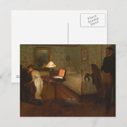 Edgar Degas - Innern Postkarte (Vorne/Hinten)