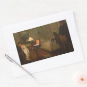 Edgar Degas - Innern Rechteckiger Aufkleber (Umschlag)