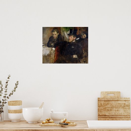 Edgar Degas | Jeantaud, Linet and Laine, 1871 Poster (Küche)