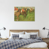 Edgar Degas | Jockeys, 1886-1990 Leinwanddruck (Insitu (Schlafzimmer))