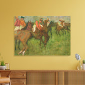 Edgar Degas | Jockeys, 1886-1990 Leinwanddruck (Insitu (Wohnzimmer))