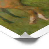 Edgar Degas | Jockeys, 1886-1990 Poster (Ecke)