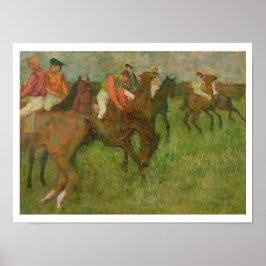 Edgar Degas | Jockeys, 1886-1990 Poster