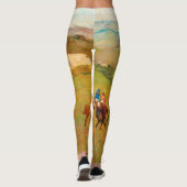 Edgar Degas - Jockeys on Horseback Leggings (Rückseite)