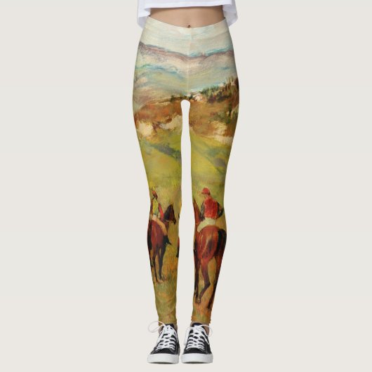 Edgar Degas - Jockeys on Horseback Leggings (Vorderseite)