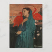 Edgar Degas | Junge Frau mit Ibis Postkarte (Vorderseite)