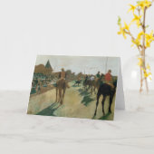 Edgar Degas Karte (Gelbe Blume)