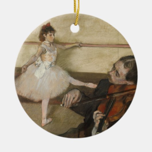 Edgar Degas Keramik Ornament (Vorne)