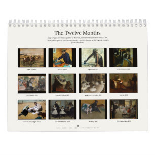 Edgar Degas Kunst-Wandkalender Kalender