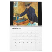 Edgar Degas Kunst-Wandkalender Kalender (Feb 2027)