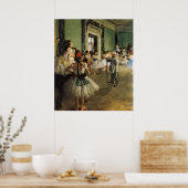 Edgar Degas La Classe de Danse Poster (Küche)