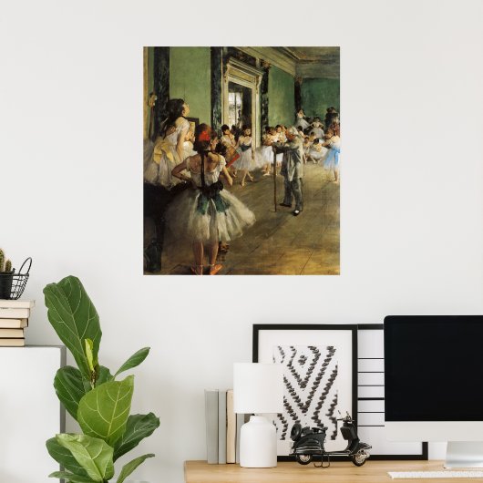 Edgar Degas La Classe de Danse Poster (Heimbüro)