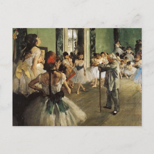 Edgar Degas La Classe de Danse Postkarte (Vorderseite)