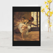 Edgar Degas La Répétition De Danse Karte (Gelbe Blume)