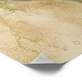 Edgar Degas - Landschaft Poster (Ecke)