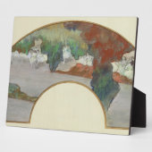 Edgar Degas | Lüfter, c.1879 Fotoplatte (Seite)