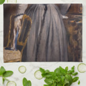 Edgar Degas - Marguerite de Gas Geschirrtuch (Gefaltet)