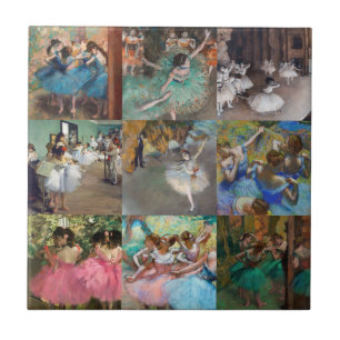 Edgar Degas - Meisterwerk-Auswahl Tänzerinnen Fliese