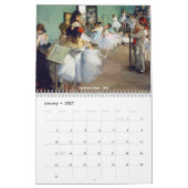 Edgar Degas Meisterwerke Auswahl Kalender (Jan 2027)