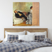 Edgar Degas | Monsieur und Madame Edouard Manet Leinwanddruck (Insitu (Schlafzimmer))