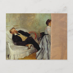Edgar Degas Monsieur und Madame Edouard Manet Postkarte
