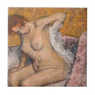 Edgar Degas - Nach dem Bad Fliese