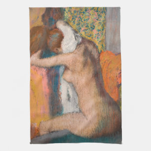 Edgar Degas - Nach dem Bad, Frau trocknet den Nack Geschirrtuch