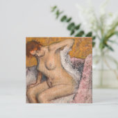 Edgar Degas - Nach dem Tod Einladung (Stehend Vorderseite)