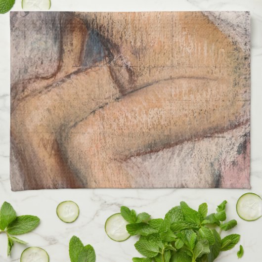 Edgar Degas - Nach dem Tod Geschirrtuch (Gefaltet)