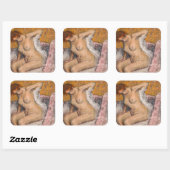 Edgar Degas - Nach dem Tod Quadratischer Aufkleber (Blatt)