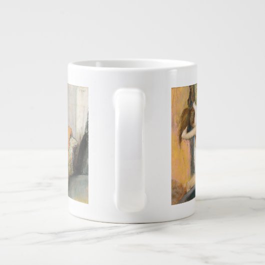 Edgar Degas| Nach dem Tod, weiblicher Trockner Jumbo-Tasse (Rückseite)