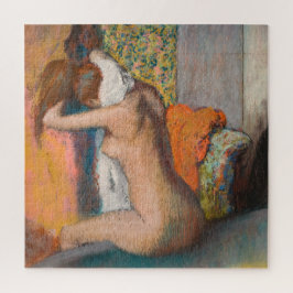 Edgar Degas - Nach dem Tod wischt die Frau Neck ab Puzzle