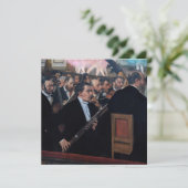 Edgar Degas - Orchester an der Oper Einladung (Stehend Vorderseite)