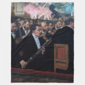 Edgar Degas - Orchester an der Oper Fleecedecke (Vorderseite)