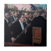 Edgar Degas - Orchester an der Oper Fliese (Vorderseite)