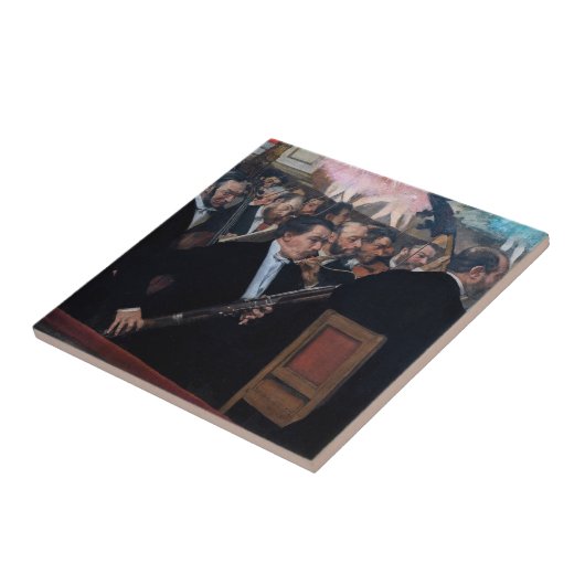 Edgar Degas - Orchester an der Oper Fliese (Seite)