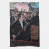 Edgar Degas - Orchester an der Oper Geschirrtuch (Vertikal)