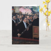 Edgar Degas - Orchester an der Oper Karte (Gelbe Blume)